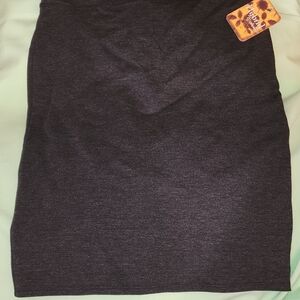 NWT Hybrid & Company Dark Charcoal Pencil Skirt